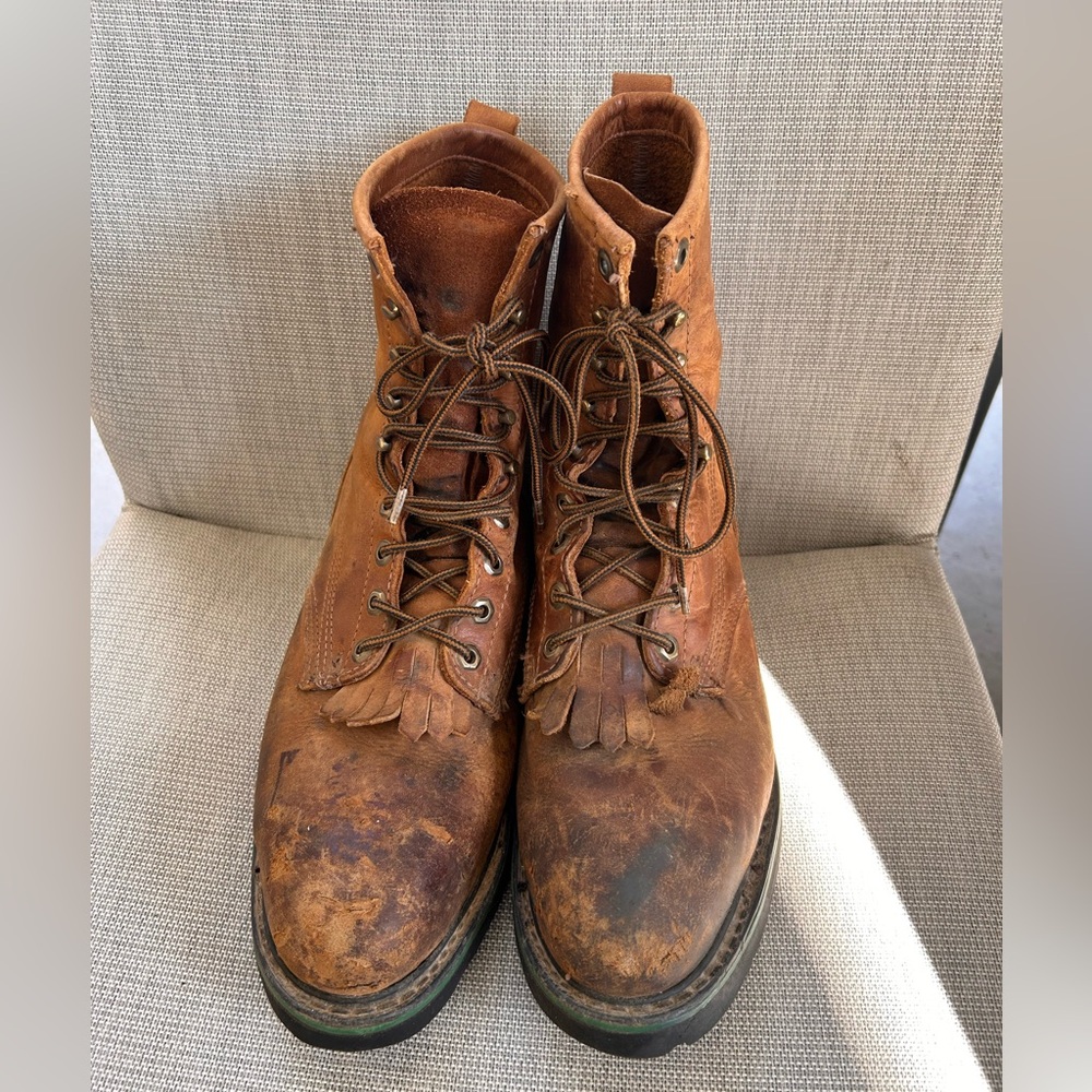 Hytest steel toe work boots size 10.5 2E